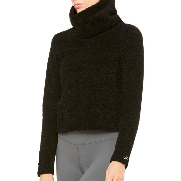 euc Alo Asker Sherpa Fleece Pullover Brown XS - Picture 3 of 6